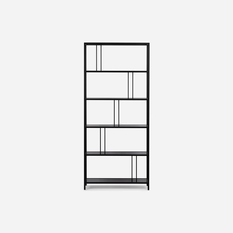 Estante Rosen Sions Hierro-Vidrio Negro-3
