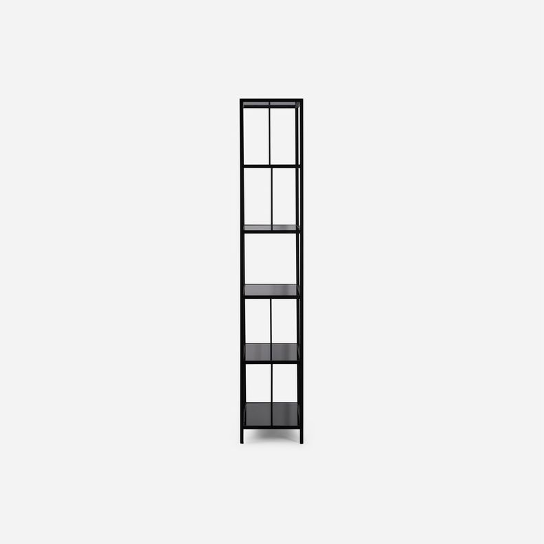 Estante Rosen Sions Hierro-Vidrio Negro-4