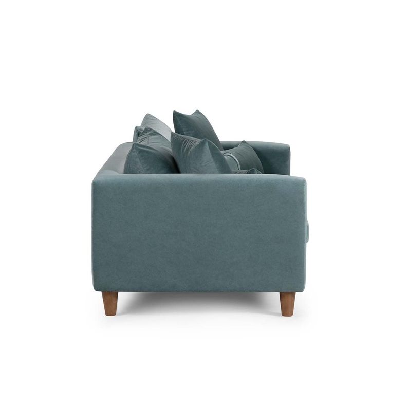 Sofá Rosen Conery 3,5 Cuerpos Tela Teal-4
