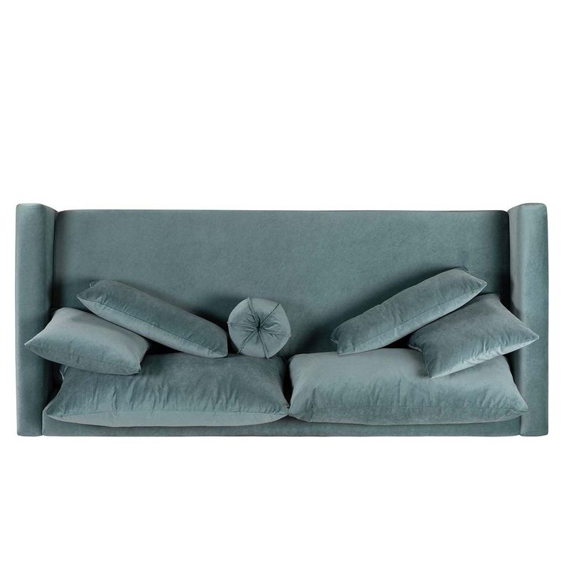 Sofá Rosen Conery 3,5 Cuerpos Tela Teal-5