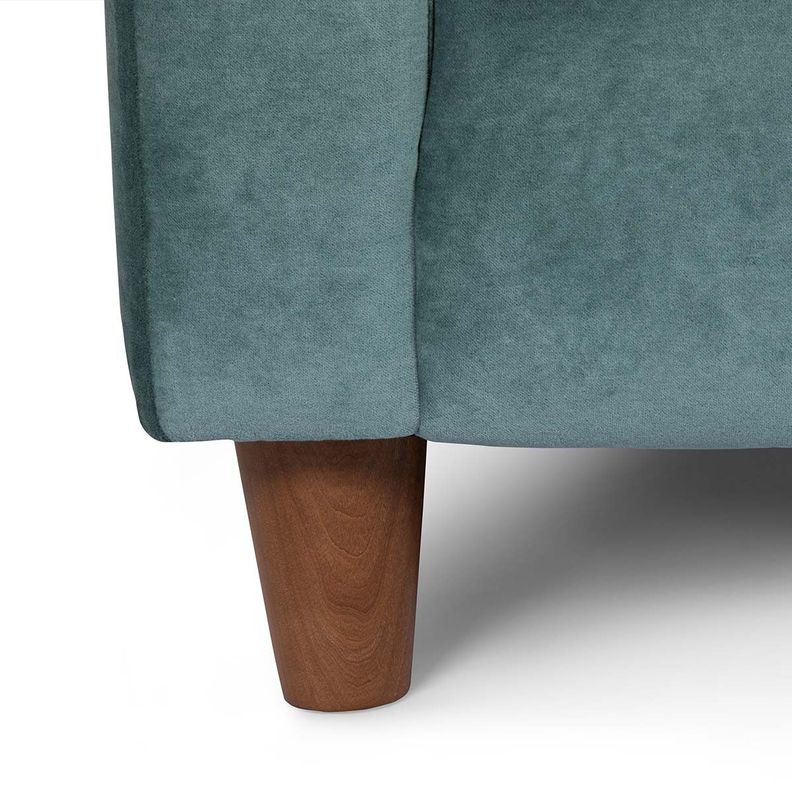 Sofá Rosen Conery 3,5 Cuerpos Tela Teal-8