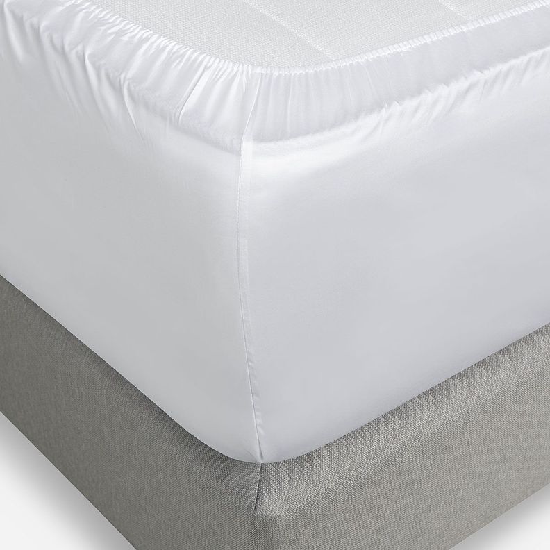 Sábana 300 Hilos Rosen Tencel Blanca 2 Plazas-3