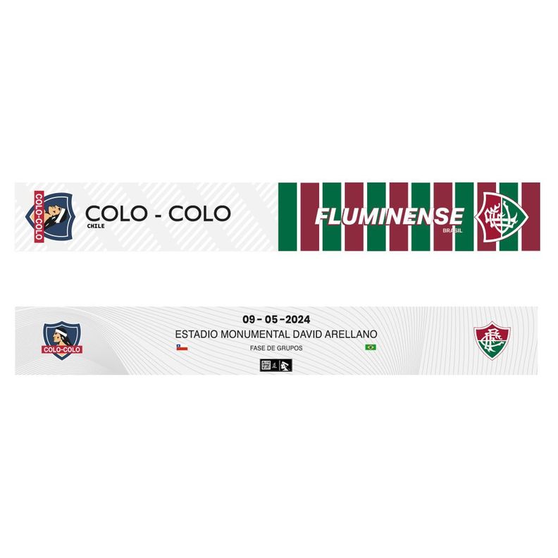 Bufanda Colo Colo Vs Fluminense *Edición especial-1