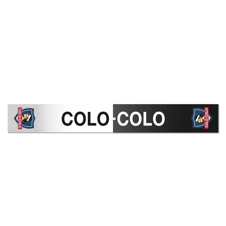 Bufanda Colo Colo Blanco y Negro-0