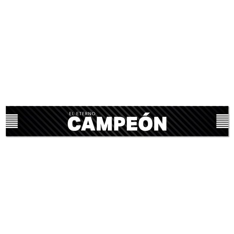 Bufanda Colo Colo Blanco y Negro-2