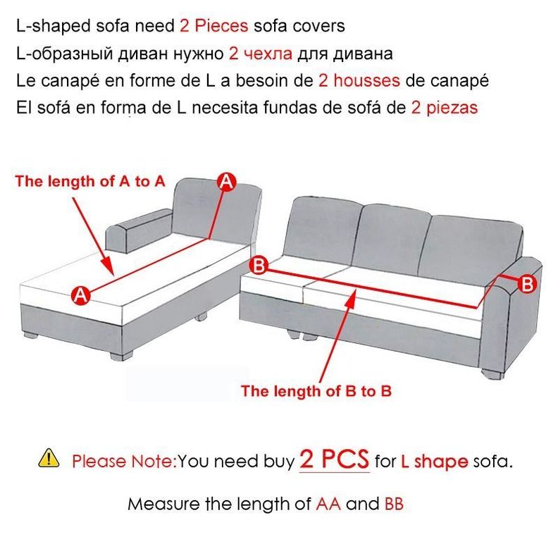 FUNDA TIPO L CUBRE SOFA SILLON MODULAR 2 PÍEZAS CUADRILLE UNICOLOR-1