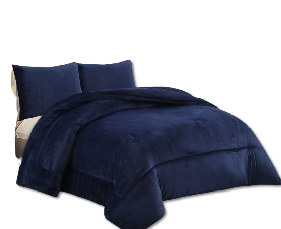COBERTOR PLUSH CON CHIPORRO AZUL KING DE INVIERNO TF-0