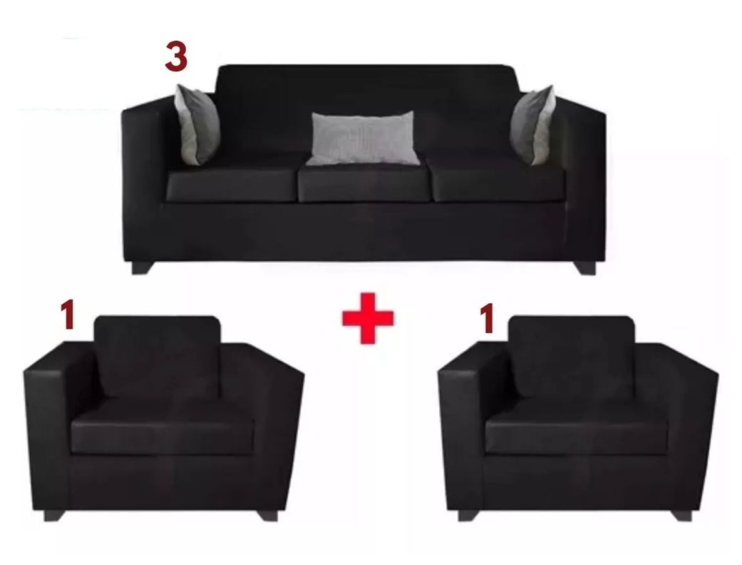 CUBRE SOFA 3+1+1 UNICOLOR DISEÑO DE HOJAS TF-1