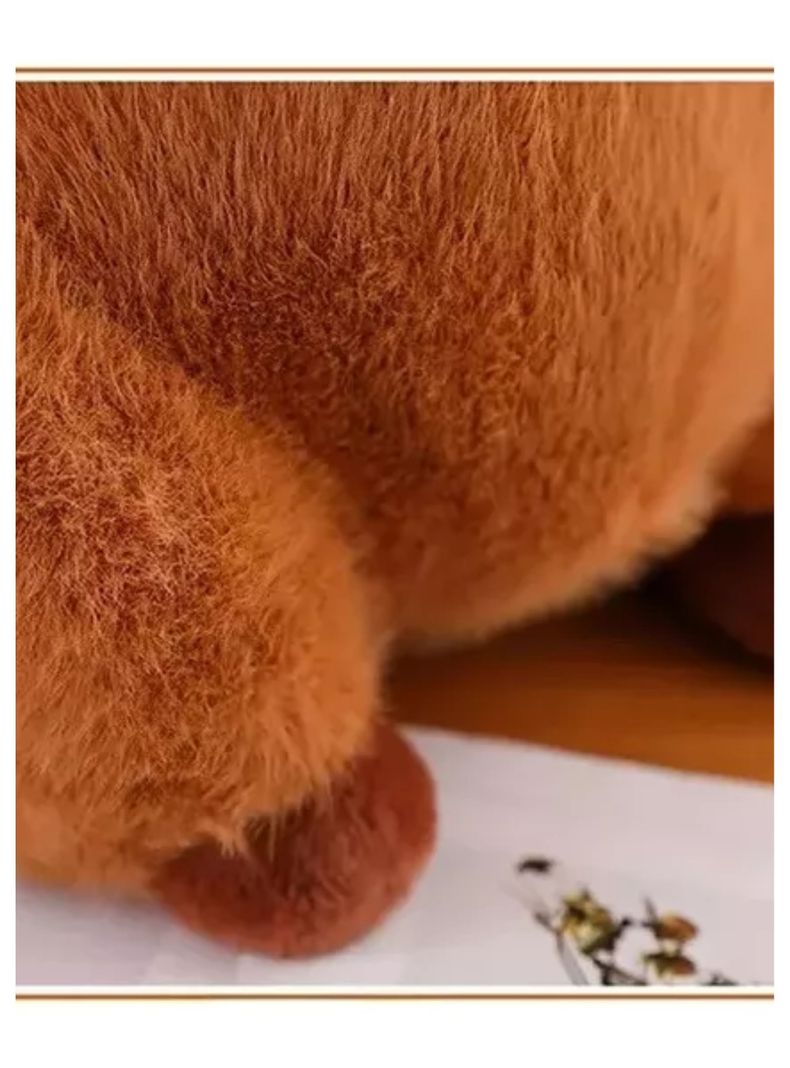 HERMOSO PELUCHE CAPIBARA MOCHILA 22 CM TIERNO AMIGABLE-1