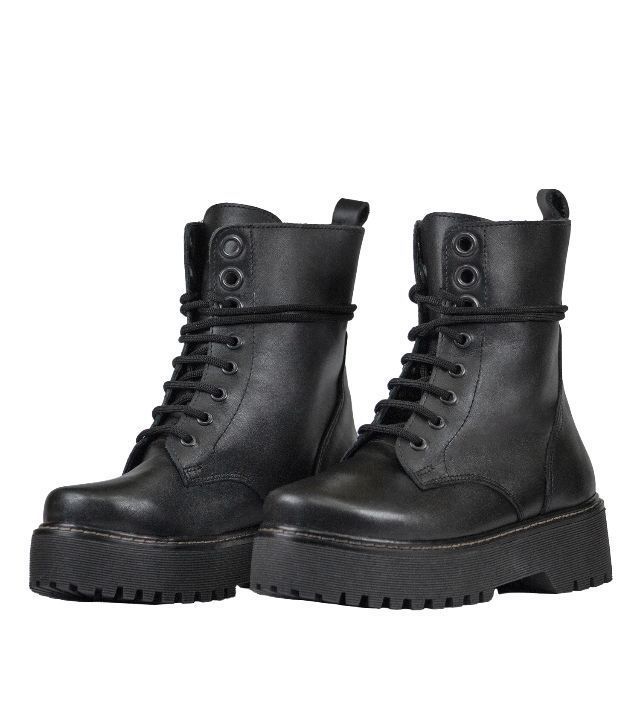 Botín Amsterdam planta Dr. Martens negro-0