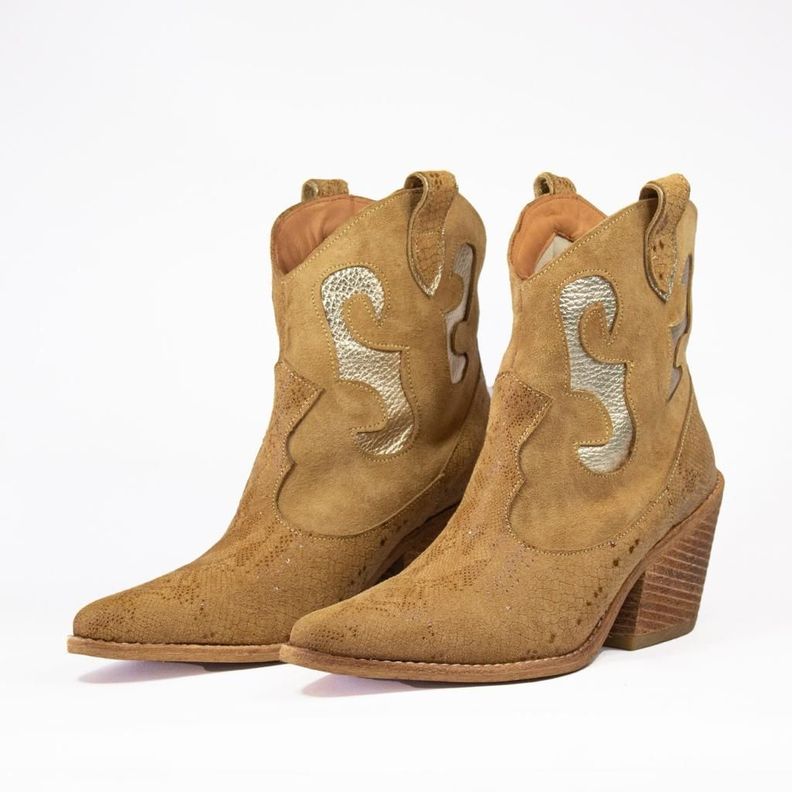 Bota texana Moss Toffe/ Oro-0