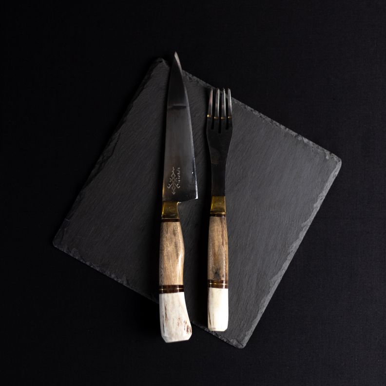Cuchillo de asado/parrilla/cocina Juego piknic -0