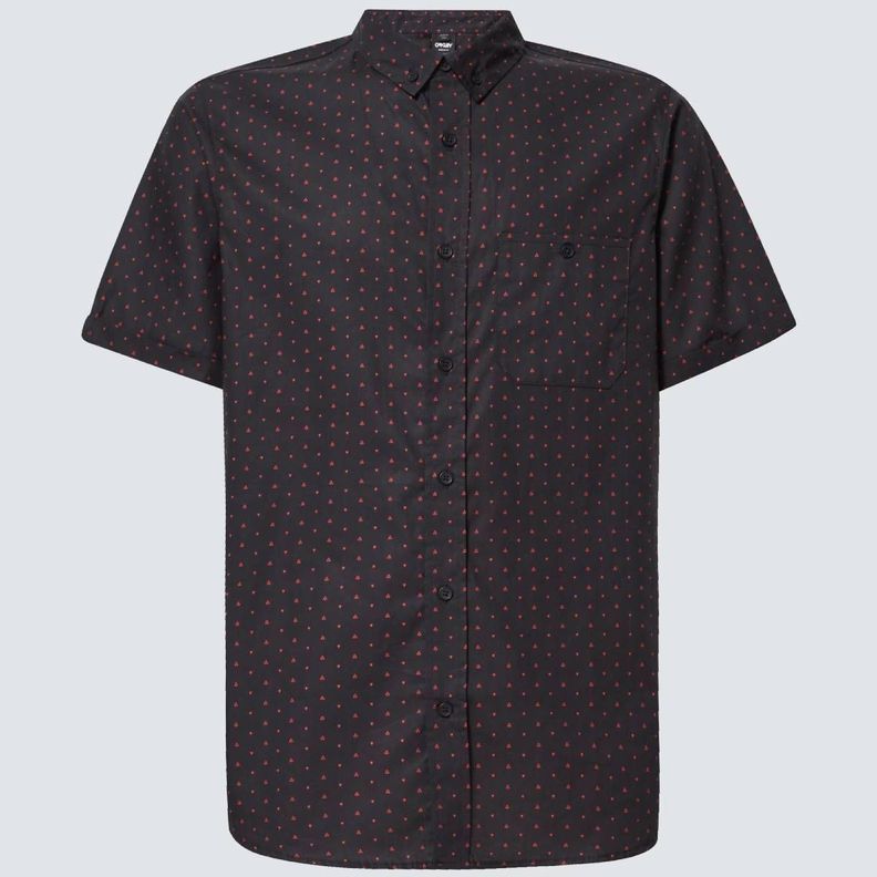 Camisa Oakley Kinney SS Hombre Negro-0