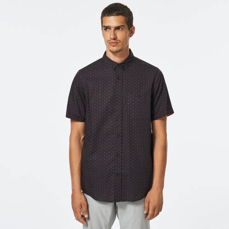 Camisa Oakley Kinney SS Hombre Negro-3
