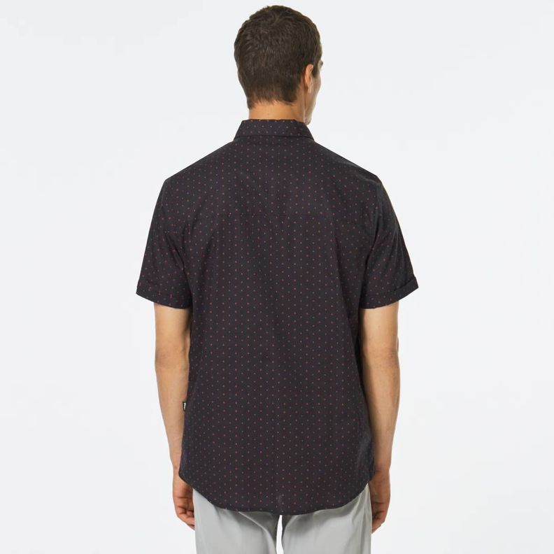 Camisa Oakley Kinney SS Hombre Negro-4