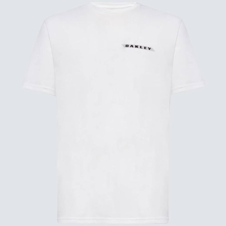 Polera Oakley Radius Bark Tee Hombre Blanco-0