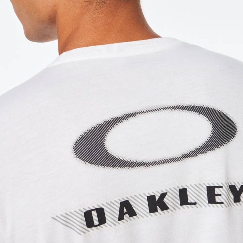Polera Oakley Radius Bark Tee Hombre Blanco-6
