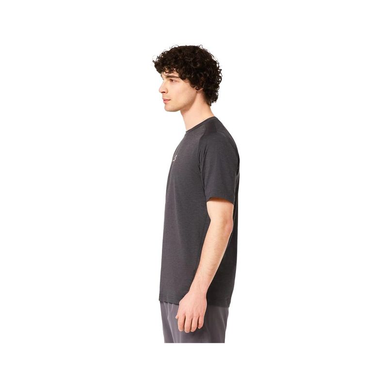 Polera Oakley O-Fit RC SS Hombre Black/Gray Heather-1