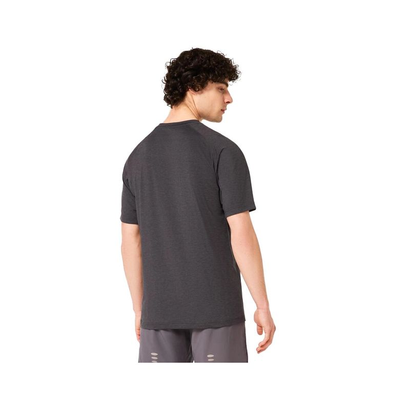 Polera Oakley O-Fit RC SS Hombre Black/Gray Heather-2