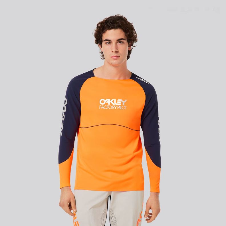 Polera Hombre Maven Scrub Oakley Orange/Blue-0