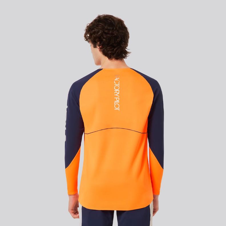 Polera Hombre Maven Scrub Oakley Orange/Blue-2