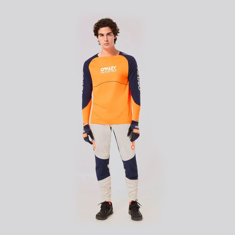 Polera Hombre Maven Scrub Oakley Orange/Blue-3