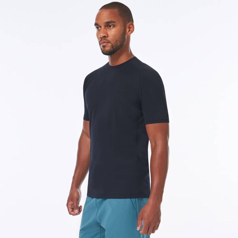 Polera Oakley Performance SS Hombre Blackout-0