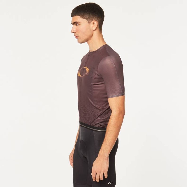 Polera Oakley Endurance Packable Hombre Café-0
