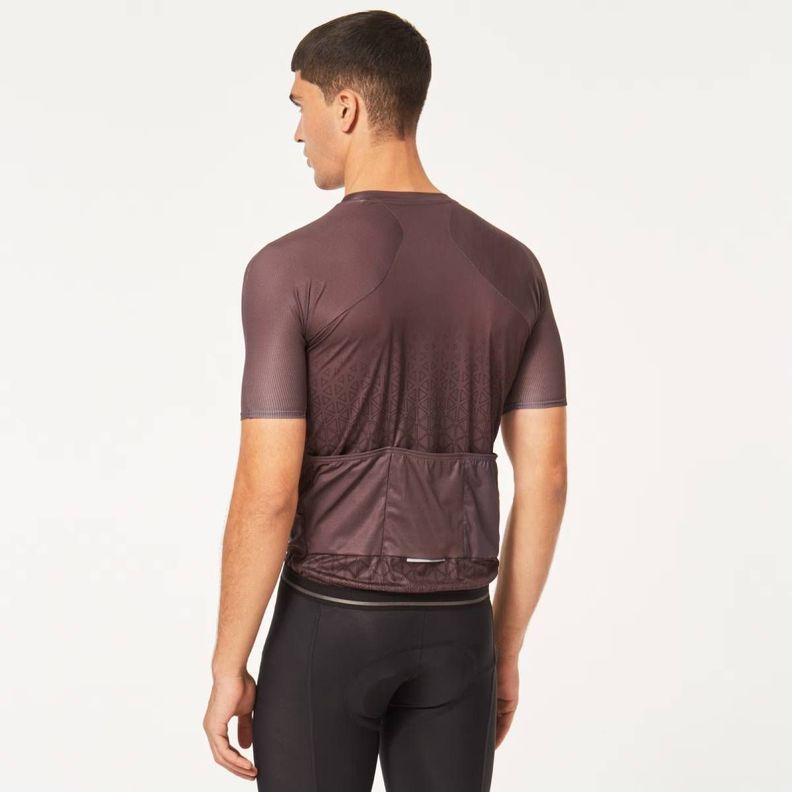 Polera Oakley Endurance Packable Hombre Café-1