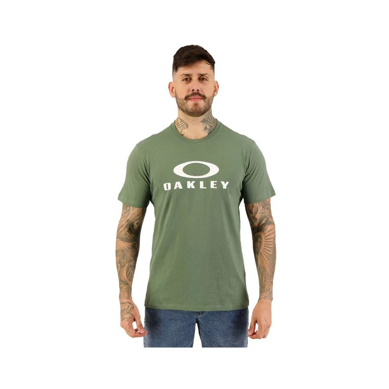 Polera Hombre O Bark 2.0 Oakley Surplus Green-0