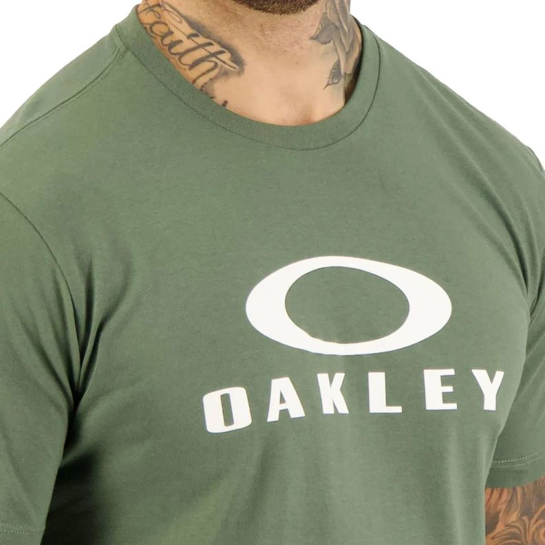 Polera Hombre O Bark 2.0 Oakley Surplus Green-3
