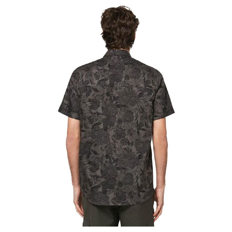 Camisa Oakley All Over Dark Floral Hombre Gris-3