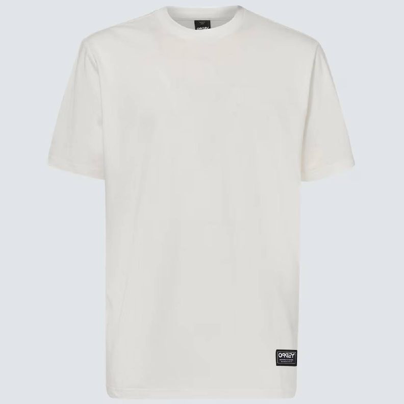 Polera Oakley Bobby B1B Patch Tee Hombre Blanco-4