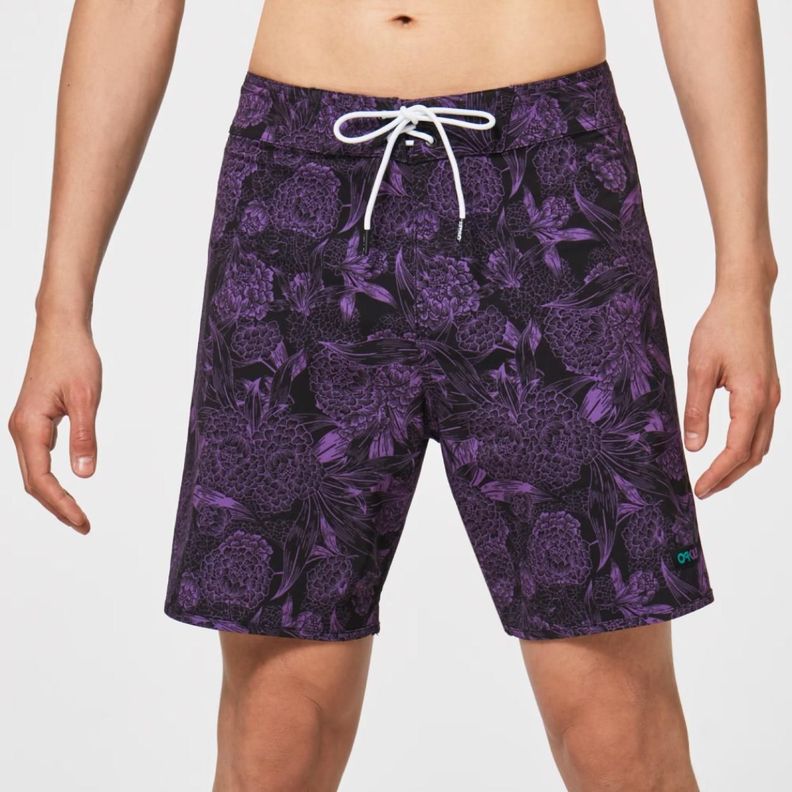 Boardshort Oakley Dark Floral 18 RC Hombre Morado-1