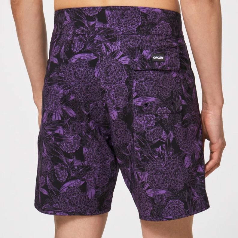 Boardshort Oakley Dark Floral 18 RC Hombre Morado-3