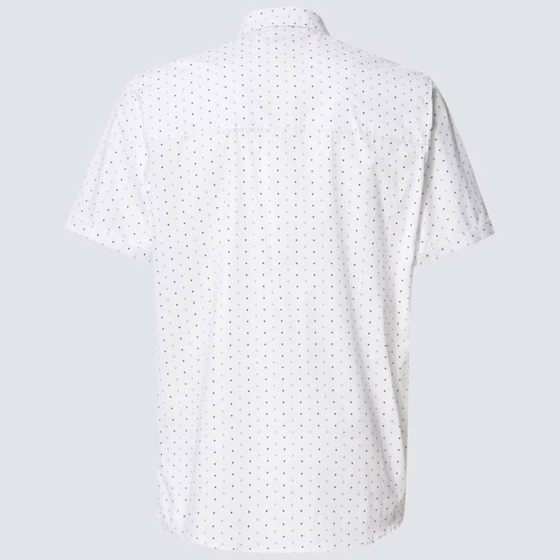 Camisa Oakley Kinney SS Hombre Blanco-1