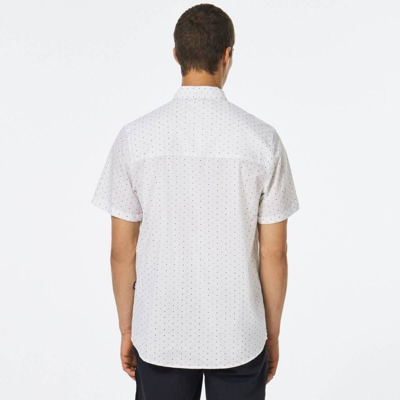 Camisa Oakley Kinney SS Hombre Blanco-3