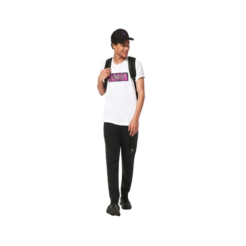 Polera Oakley The Walls B1B Hombre White-3