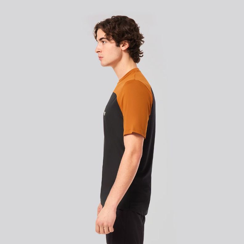 Polera Hombre Free Ride R Oakley Orange/Blue-1