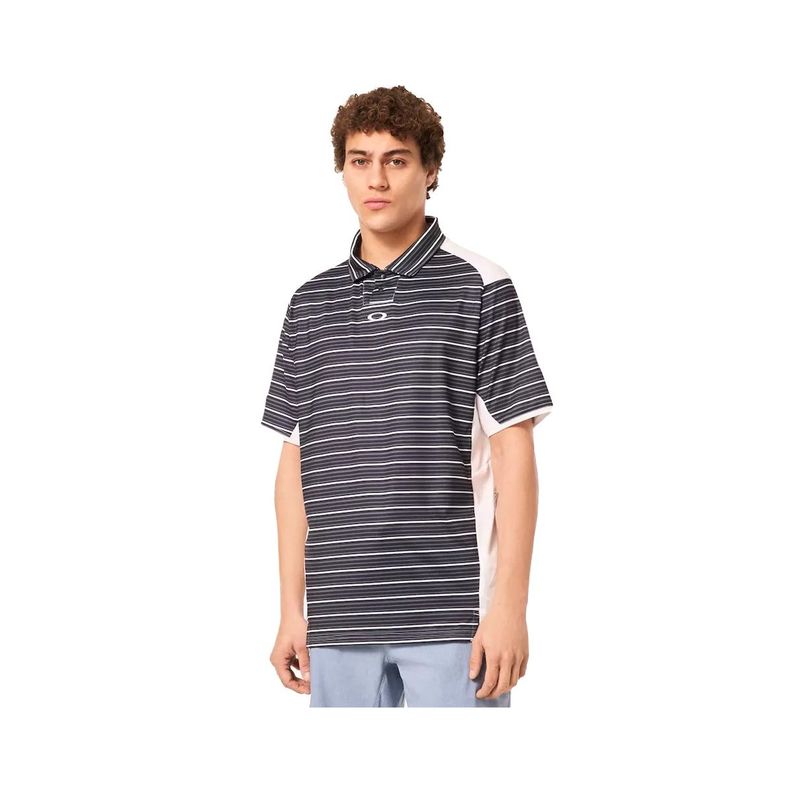 Polera Hombre C1 Archive Stripe Oakley Black Stripe-0