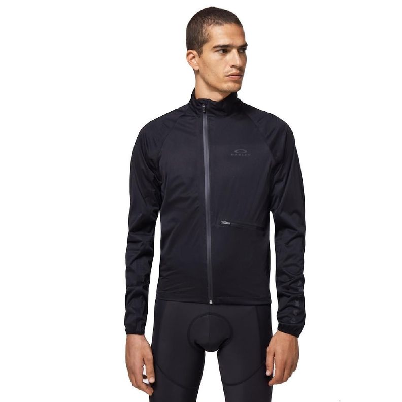 Chaqueta Ciclismo Oakley Shield Hombre Negro-1