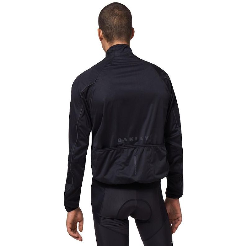 Chaqueta Ciclismo Oakley Shield Hombre Negro-4