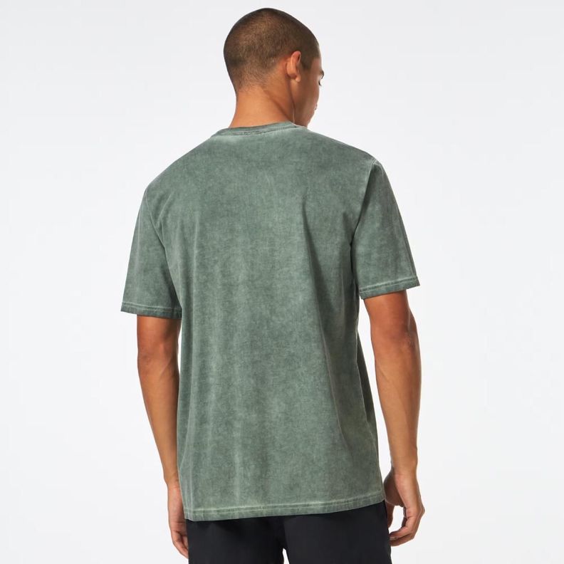 Polera Oakley Overdyed B1B Logo Hombre Verde-2
