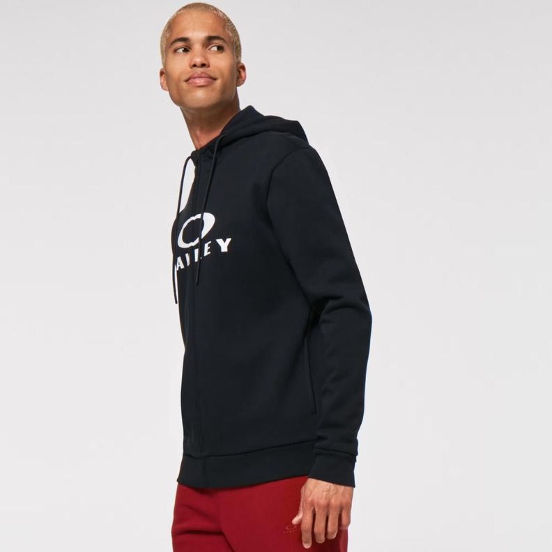 Polerón Oakley Bark FZ Hoodie 2.0 Hombre Negro-2