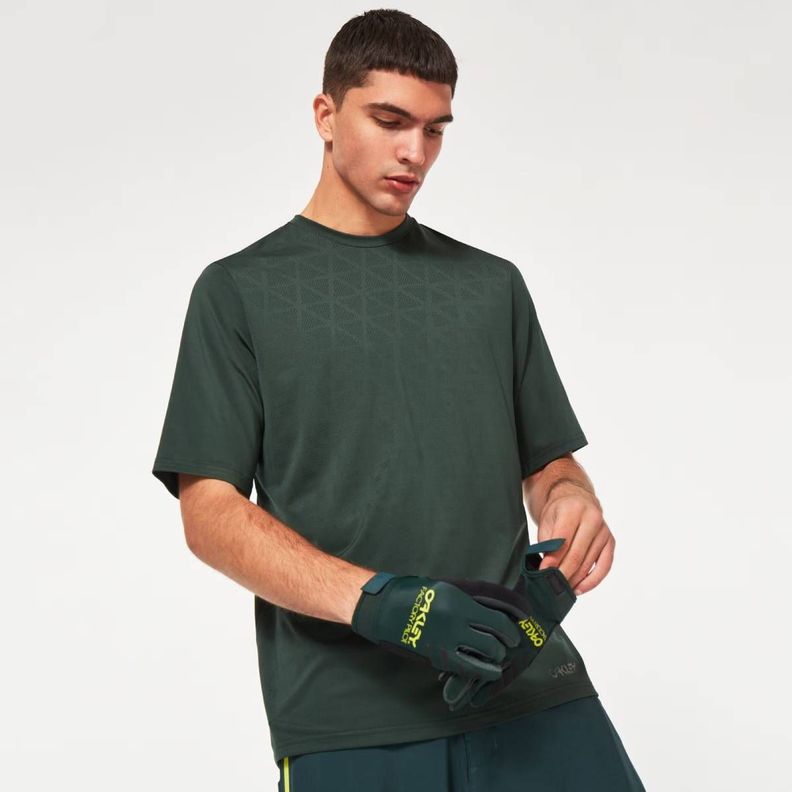 Polera Oakley Berm SS Hombre Verde-0