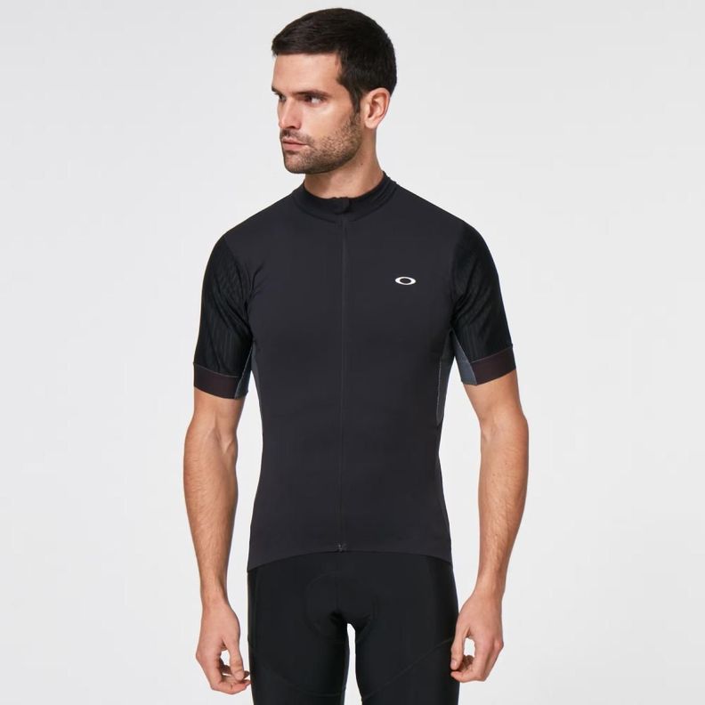 Tricota Ciclismo Oakley Apex Pro Jersey Hombre Negro-1