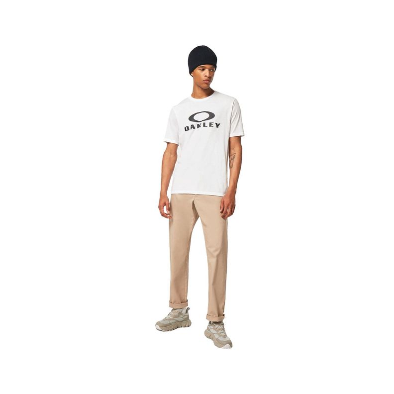 Polera Oakley O Bark Hombre White/Black-2