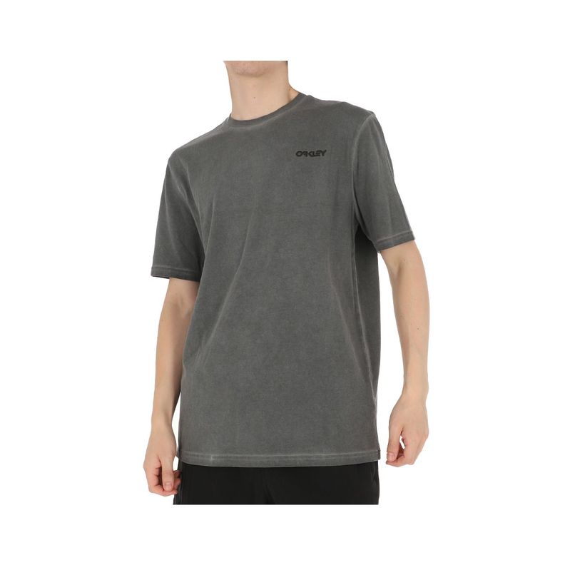 Polera Oakley Overdyed B1B Logo Hombre Blackout-0