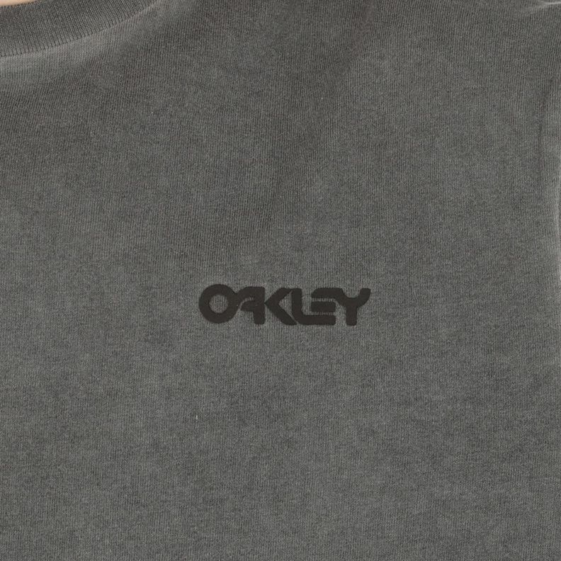 Polera Oakley Overdyed B1B Logo Hombre Blackout-3