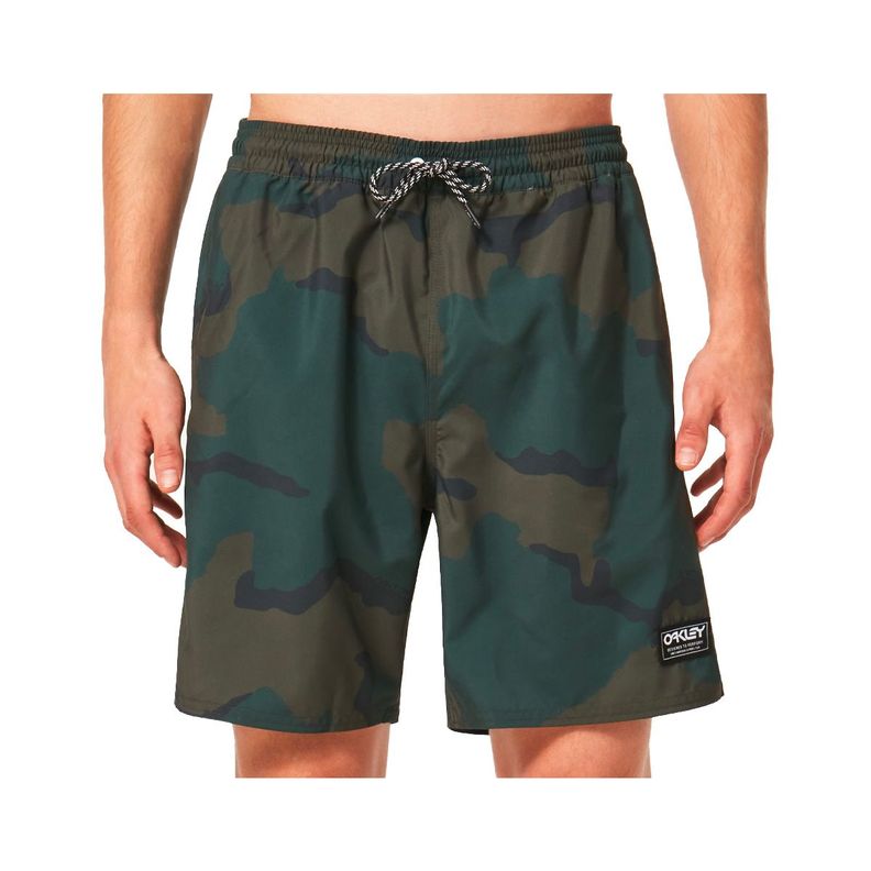 Boardshort Oakley Neuron 18 Hombre Black/Green-0